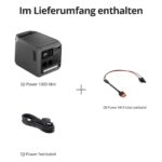 DJI Power 1000 Mini tragbare Powerstation, 1008-Wh-LFP-Akku, kompakte Größe, maximale Ausgangsleistung 1000 W, MC4 Solarladekabel, integriertes MPPT-Modul, Outdoor-Generator für Camping, Wohnmobile – Bild 2