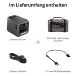 DJI Power 1000 Mini tragbare Powerstation, 1008-Wh-LFP-Akku, kompakte Größe, maximale Ausgangsleistung 1000 W, faltbares Solarpanel 100 W, Outdoor-Generator für Camping, Wohnmobile, Roadtrips – Bild 2