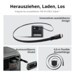 DJI Power 1000 Mini tragbare Powerstation, 1008-Wh-LFP-Akku, kompakte Größe, maximale Ausgangsleistung 1000 W, MC4 Solarladekabel, integriertes MPPT-Modul, Outdoor-Generator für Camping, Wohnmobile – Bild 7