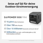 DJI Power 1000 Mini tragbare Powerstation, 1008-Wh-LFP-Akku, kompakte Größe, maximale Ausgangsleistung 1000 W, MC4 Solarladekabel, integriertes MPPT-Modul, Outdoor-Generator für Camping, Wohnmobile – Bild 8