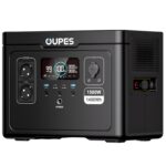 OUPES Exodus 1500 Tragbare Powerstation 1500W, 1488Wh Solargenerator mit 2 Steckdose (Boost 1700W, 3600W Spitze), Schnellladung, USV-Funktion Akku Generator für Camping, Wohnmobil, Reise
