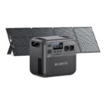 BLUETTI Elite 200 V2 Solar Generator (2025 Neu) mit 200W Solarpanel, 2073,6Wh Tragbare Powerstation mit 2 2600W AC Ausgängen, 17 Jahre Lebensdauer LiFePO4 Notstrom für Camping, Off-grid, Stromausfall
