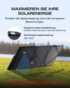 EF ECOFLOW Tragbare Powerstation RIVER 2 MAX mit 160W faltbare solar panel, 512 Wh Solargenerator mit LiFeP04, Schnellladung in 1 Stunde, bis zu 1000 W Leistung, Balkonkraft für Camping – Bild 7
