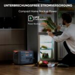 Jackery E3000 V2 3072Wh Powerstation mit Jackery Faltbarem Trolley, 3600W Dauerleistung, 7200W Spitze, 2x USB-C PD100W, LiFePO4 Akku, Notstrom für Zuhause, Camping & Wohnmobil – Bild 6