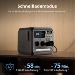 DJI Power 1000 Mini tragbare Powerstation, 1008-Wh-LFP-Akku, kompakte Größe, maximale Ausgangsleistung 1000 W, MC4 Solarladekabel, integriertes MPPT-Modul, Outdoor-Generator für Camping, Wohnmobile – Bild 5