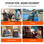 Jackery E2000 v2 tragbare Powerstation, LiFePO4 Akku, 2042Wh Solargenerator mit 2200W Ausgang (Max 4400W), Schnellladung von 0-80% in 52 Min für Notfall, Camping, Wohnmobil – Bild 5