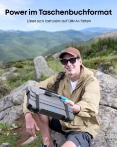 Anker SOLIX C300X DC Tragbare Powerstation mit 100W Solarpanel, 288Wh LiFePO4-Akku, 300W Solargenerator, für Outdoor, Camping, Reisen und Notfälle – Bild 6