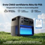 BLUETTI Elite 200 V2 Tragbare Power Station (2025 Neu), 2073,6Wh LiFePO4 Batterie-Backup mit 2 2600W AC Ausgängen (3900W Power Lifting), 17 Jahre Lebensdauer, Solargenerator für Camping, Off-grid – Bild 4